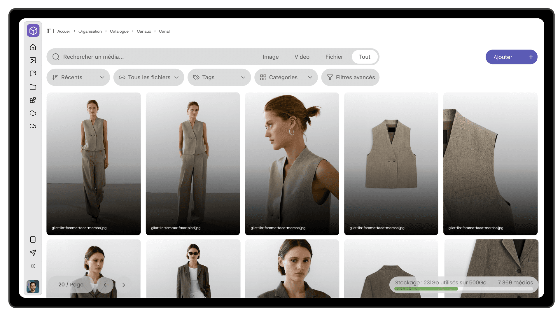 Un espace unique pour gérer vos images et documents